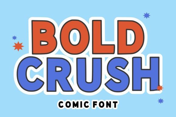 Bold Crush: A Playful Display Font for Vibrant Brand Identities
