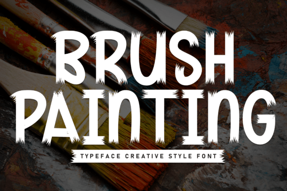 Brush Painting: A Display Typeface for Real Campaigns