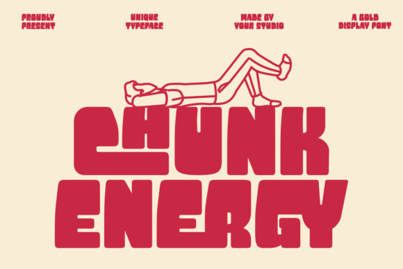 Chunk Energy: The Bold Display Typeface for High-Impact Campaigns