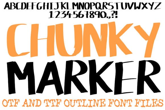 Chunky Marker: The Bold Typeface for High-Impact Campaigns