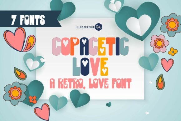 Copacetic Love Font: A Retro Typeface for Bold Editorial Design