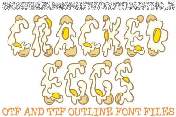 Cracked Egg: A Whimsical Display Font for Breakfast Branding