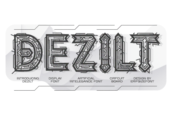 Dezilt: The Futuristic Display Font for Modern Web Design