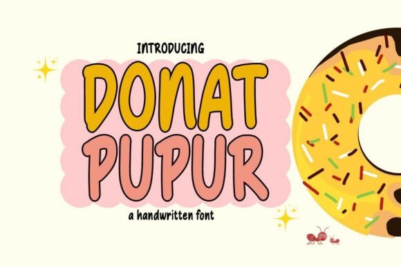 Donat Pupur: The Sweet Typeface for Your Brand Identity
