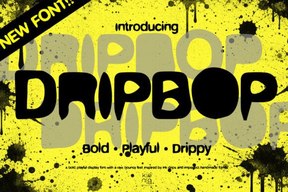 Dripbop: The Perfect Display Font for Handmade Crafts and Products