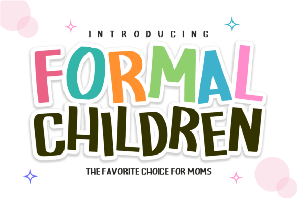 Formal Children: The Structured Display Font for Scroll-Stopping Campaigns