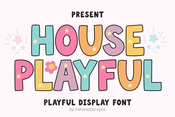 House Playful Font for Web Design