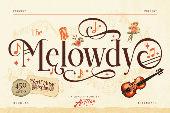 Introducing Melowdy: A Timeless Display Font for Editorial Design