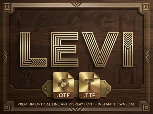 Levi: The Premium Display Typeface That Elevates Campaign Visuals