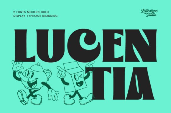 Lucentia: The Bold Display Font for Handmade Brands