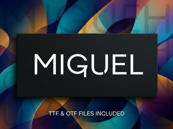 Miguel Display Font for Web Design