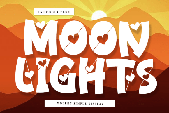 Moon Lights: The Whimsical Display Typeface for Modern Web Design