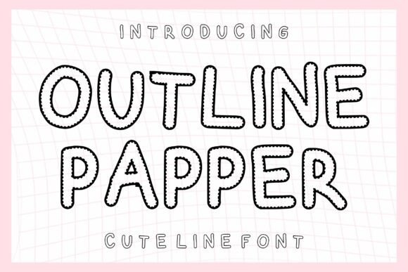 Outline Papper: The Playful Typeface That Elevates Small Business Branding