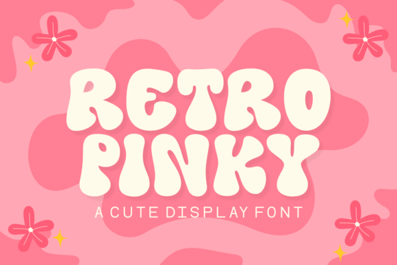 Retro Pinky: A Groovy Display Typeface for Editorial Design