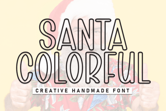 Santa Colorful: A Playful Display Font for Holiday Campaigns