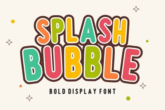 Splash Bubble: The Premium Display Font for Scroll-Stopping Campaigns