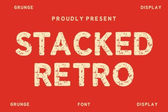 Stacked Retro: The Bold Display Typeface for High-Impact Campaigns