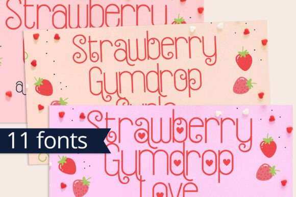 Strawberry Gumdrop: The Creative Font for Scroll-Stopping Visuals