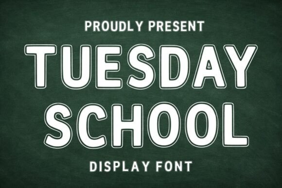 Upgrade Your Brand Identity with Tuesday School Display Font